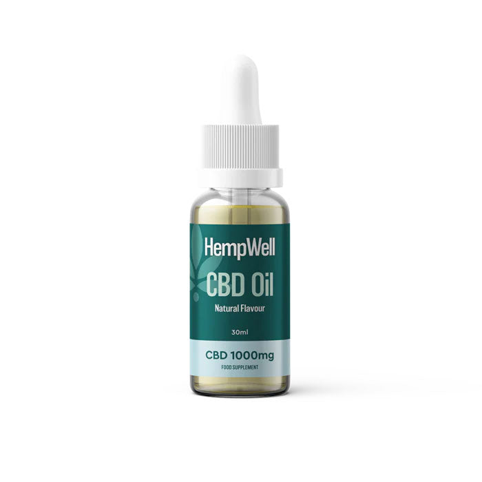 HempWell CBD Isolate Naturell (1500mg, 30ml)