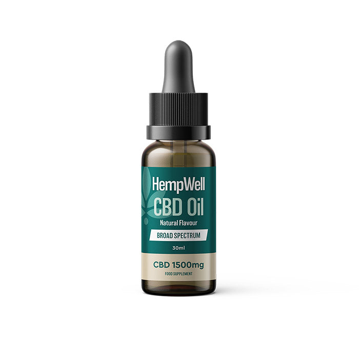 CBD Olja Hempwell Naturell 1500mg CBD