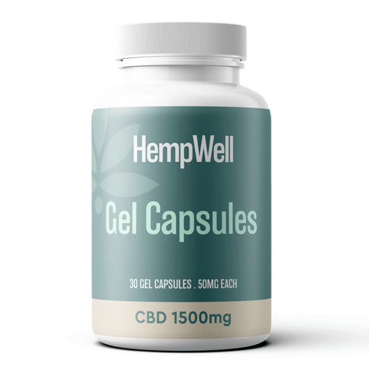 HempWell CBD Kapslar 50mg