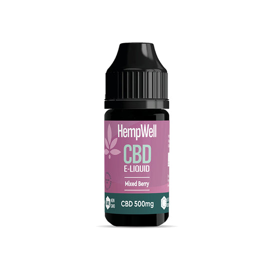 CBD E-vätska 500mg Bärsmak